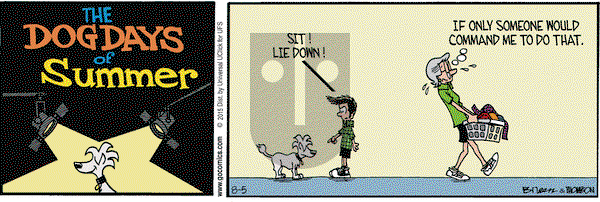Grand Avenue on Wednesday August 5, 2015 Comic Strip
