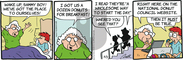 Lola on Thursday June 7, 2018 Comic Strip