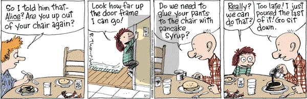Cul de Sac on Wednesday May 1, 2013 Comic Strip