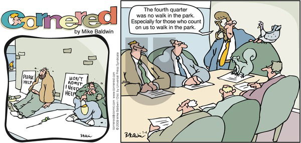 Cornered on Sunday January 4, 2009 Comic Strip