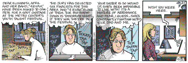 For Better or For Worse - Wednesday February 25, 2004 Comic Strip