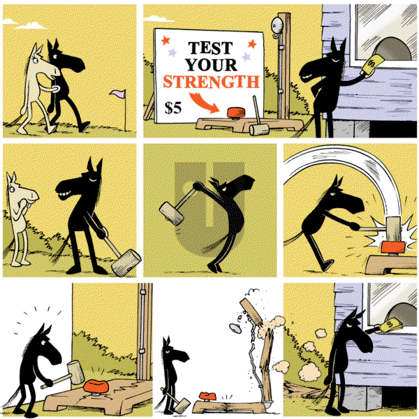 Dark Side of the Horse on Wednesday July 1, 2015 Comic Strip