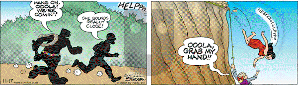 Alley Oop on Monday November 17, 2008 Comic Strip