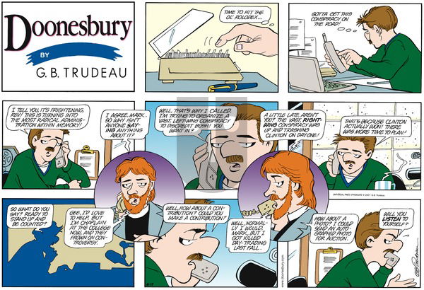 Doonesbury on Sunday June 17, 2001 Comic Strip