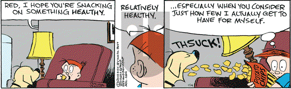 Red and Rover on Tuesday January 19, 2010 Comic Strip