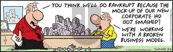 Frank and Ernest on Thursday March 5, 2020 Comic Strip