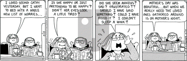 Cathy Classics on Monday May 12, 2025 Comic Strip