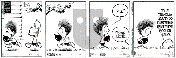 Grand Avenue on Thursday July 29, 1999 Comic Strip