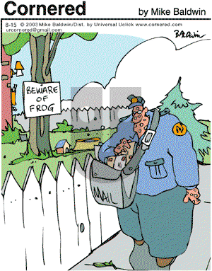 Cornered - Monday August 15, 2011 Comic Strip