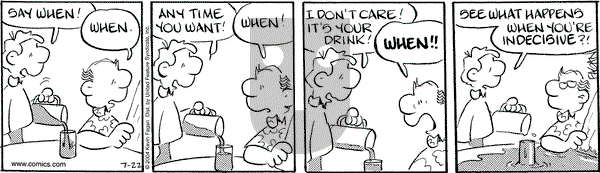 Drabble on Thursday July 22, 2004 Comic Strip