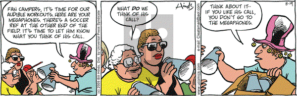 Cleats on Friday August 19, 2005 Comic Strip