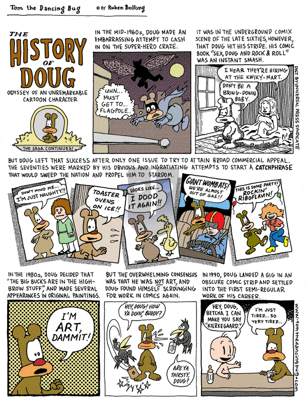 Tom the Dancing Bug on Saturday August 30, 2008 Comic Strip