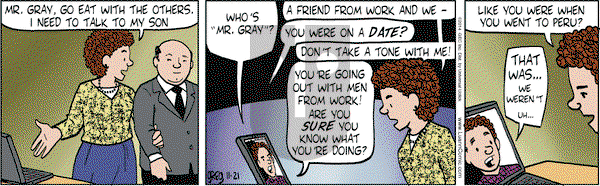 Luann on Friday November 21, 2014 Comic Strip