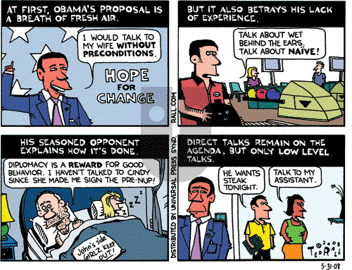 Ted Rall on Saturday May 31, 2008 Comic Strip