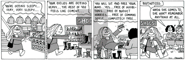 Cathy Classics on Wednesday September 21, 1994 Comic Strip