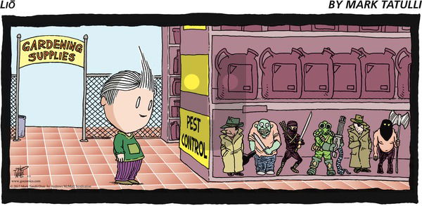 Lio on Sunday April 9, 2017 Comic Strip