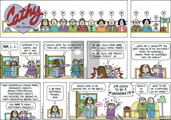 Cathy Classics - Sunday October 3, 2010 Comic Strip