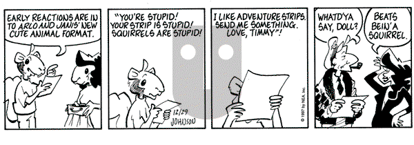 Arlo and Janis on Tuesday December 30, 1997 Comic Strip