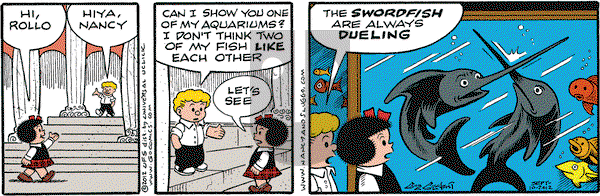 Nancy on Monday September 10, 2012 Comic Strip