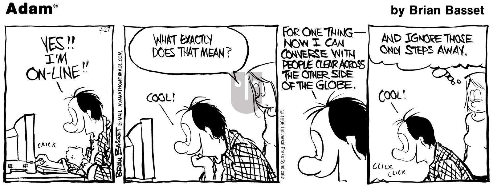 Adam@Home - Saturday April 27, 1996 Comic Strip