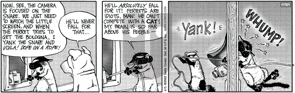 Get Fuzzy on Friday April 5, 2002 Comic Strip