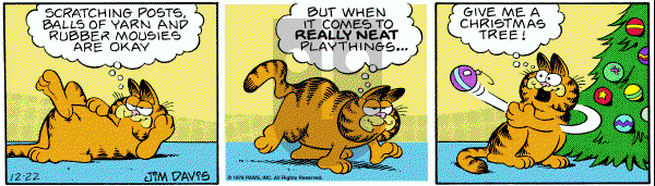 Garfield on Friday December 22, 1978 Comic Strip
