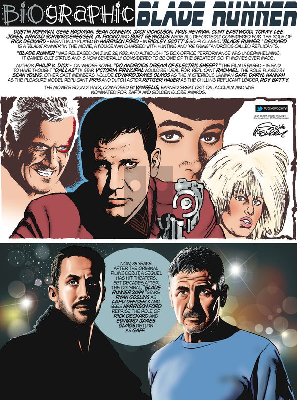 Biographic on Sunday October 8, 2017 Comic Strip