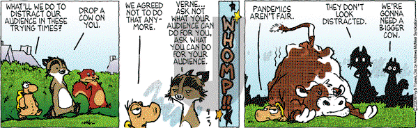 Over the Hedge on Friday April 3, 2020 Comic Strip
