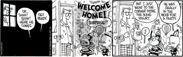 Monty on Monday December 3, 2001 Comic Strip