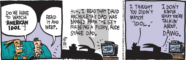La Cucaracha on Thursday July 24, 2008 Comic Strip