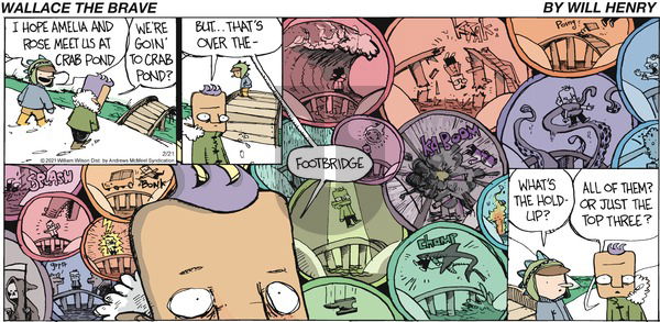 Wallace the Brave on Sunday February 21, 2021 Comic Strip