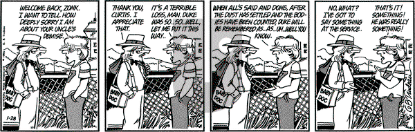 Doonesbury on Tuesday January 28, 1986 Comic Strip