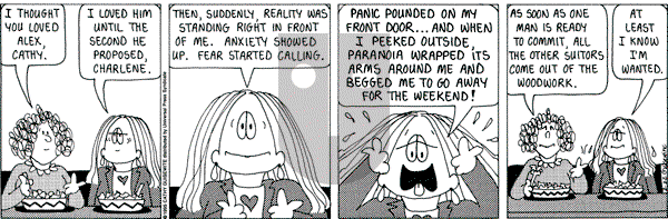 Cathy Classics - Wednesday February 22, 1995 Comic Strip