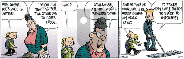 Frazz on Monday February 10, 2014 Comic Strip