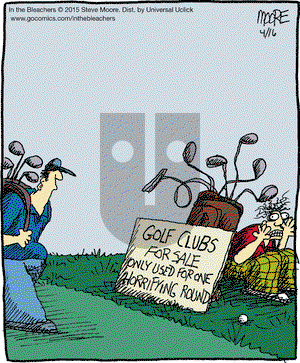 In the Bleachers on Thursday April 16, 2015 Comic Strip