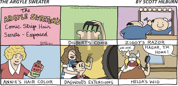 The Argyle Sweater on Sunday July 8, 2012 Comic Strip