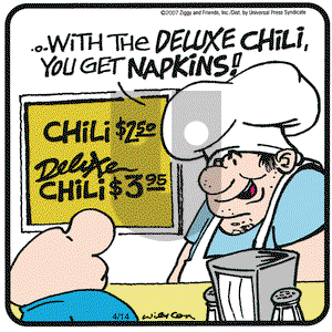 Ziggy on Saturday April 14, 2007 Comic Strip