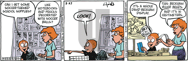 Cleats on Thursday August 23, 2007 Comic Strip