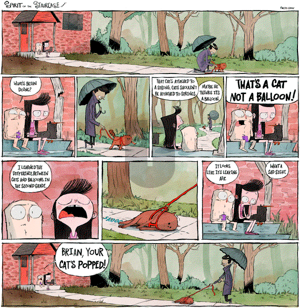 Spirit of the Staircase on Wednesday March 13, 2024 Comic Strip