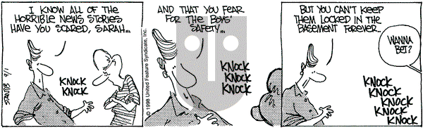 The Buckets on Tuesday September 1, 1998 Comic Strip