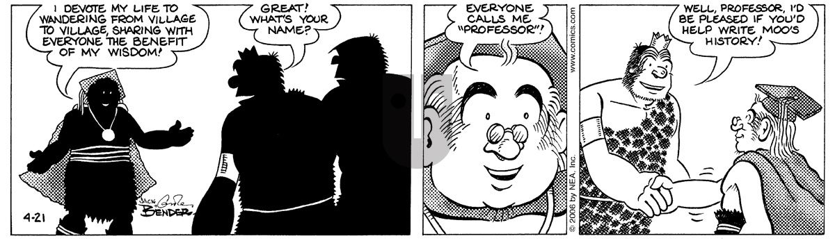 Alley Oop - Friday April 21, 2006 Comic Strip
