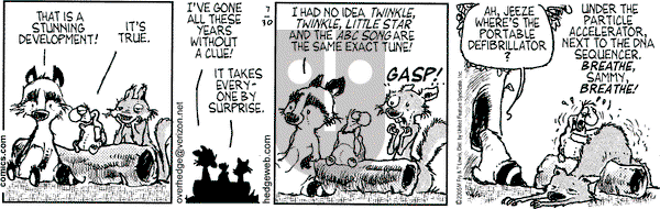 Over the Hedge on Monday December 12, 2005 Comic Strip