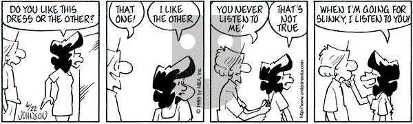 Arlo and Janis on Thursday June 22, 1995 Comic Strip