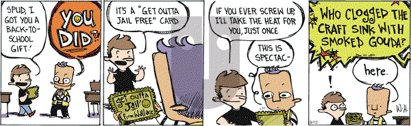 Wallace the Brave on Thursday September 12, 2019 Comic Strip