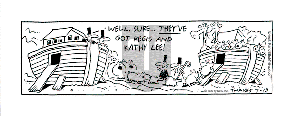 Frank and Ernest on Saturday July 15, 1995 Comic Strip