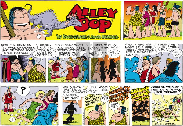 Alley Oop on Sunday January 30, 2000 Comic Strip