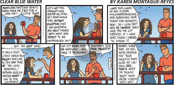 Clear Blue Water on Sunday February 24, 2008 Comic Strip