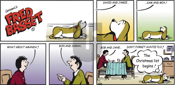 Fred Basset on Sunday December 9, 2018 Comic Strip