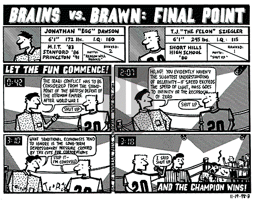 Ted Rall on Saturday November 21, 1998 Comic Strip