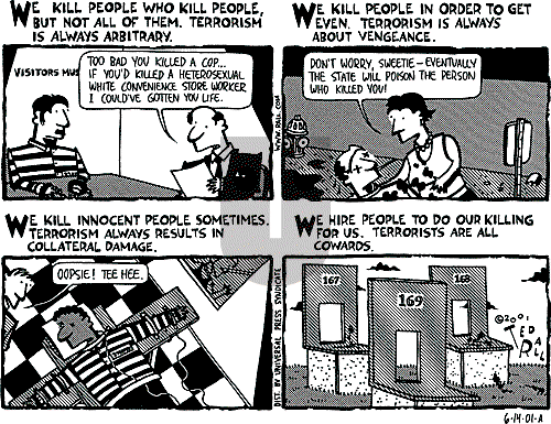 Ted Rall on Thursday June 14, 2001 Comic Strip